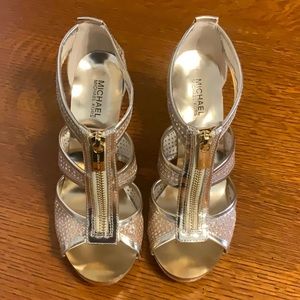 Michael Kors Gold Heels
